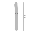 TOYJOY Get Real caurspīdīgs dubultais dildo – 34.5 cm (13.6″) — Foto 2