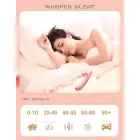 Wibrator-Fanny USB vibrators – rozā Foto 15