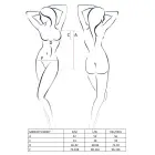 Casmir Meredith nėrinių bodis – juodas – XXL — Nuotrauka 4