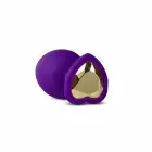 Blush Temptasia Heart-Shaped Silicone Plug – S – Purple — Photo 2