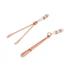Rose Gold Nipple Clamps with Rhinestones — Photo 2