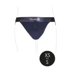 Vibrating Strap-on Panty Harness with Open Back - XS/S - Black — Photo 8