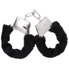 Furry Handcuffs – Black — Photo 3