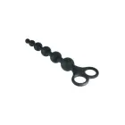 NMC 8 Inch Ribbed Silicone Beads – black – flexible graduated design – 20 cm — Photo 4