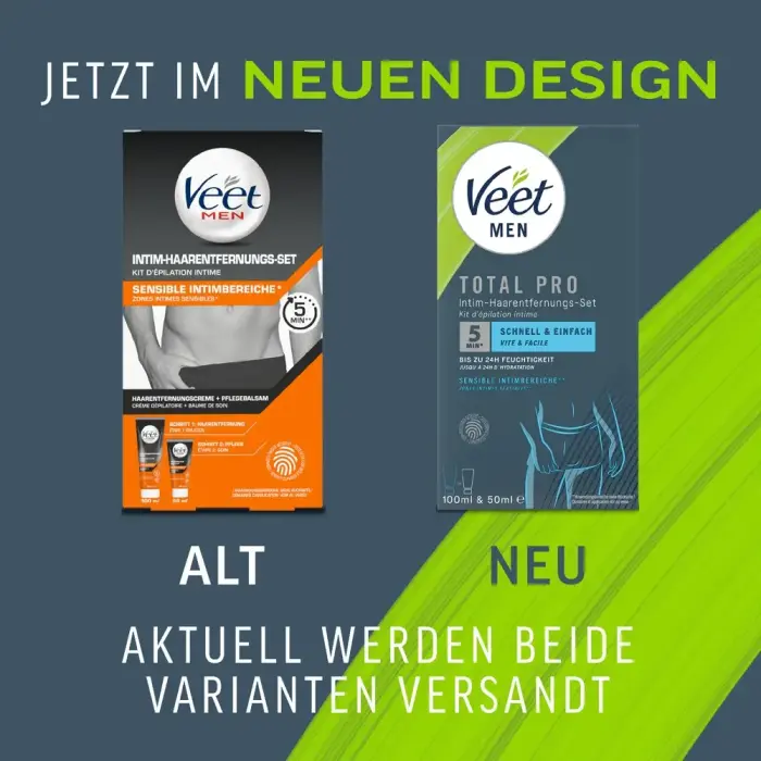 Veet Men intīmās zonas matu noņemšanas komplekts – 150 ml Foto 9