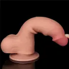 Sliding Skin Dual Layer Dildo – 20 cm (8″) – Flesh — Photo 11
