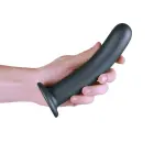 Silev silikoonist G-punkti dildo – 17 cm (7″) – Metallhall — Foto 7