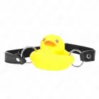 KINK Duck-Shaped Gag – Adjustable Silicone Restraint – Yellow — Photo 1