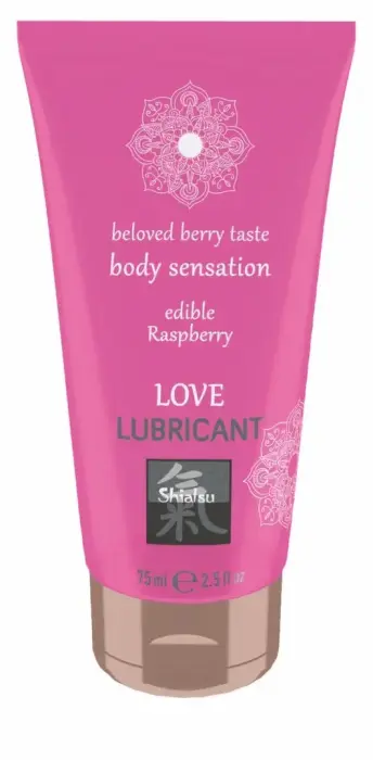 Love Lubricant Edible Raspberry Water-Based Lubricant – 100 ml