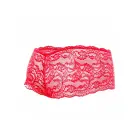 MOB Eroticwear Rose Lace Boxer Shorts – Red – L/XL — Photo 4