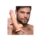 POP realistlik dildo munandite ja iminapaga – 21 cm (8.25″) – värviline — Foto 6