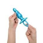 B-Vibe Bounce Plug – 18–20 cm – Tirkīza – Blue Foto 8