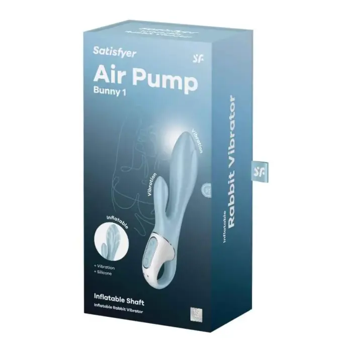 Satisfyer Air Pump Bunny 1 вибратор с тройной стимуляцией – розовый