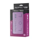 LOL Tingle Trio – 3 vibratoru rotaļu komplekts ar vibrējošu otu – violets/melns — Foto 1
