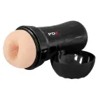 Анальный мастурбатор PDX Extreme Wet Bussies Model Intimate System – 20.8 cm – черный — Фото 2