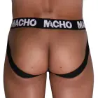 MACHO MX28AZ Blue Jock Grille XL - Anatomical Lycra Support Underwear — Photo 3