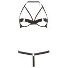 Cottelli Collection Bra Set with Metal Ring Details – 80B/M – Black — Photo 4