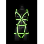 Ouch! Full Body Harness Glow-in-the-Dark Adjustable S/M — Photo 1