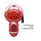 BAILE Rolling Fun Bendable Vibrator with Tongue and Anal Stimulator – 18 cm (7″) – Pink — Photo 7