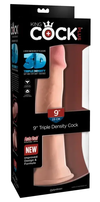 KCP 9 Triple Density Realistic Dildo – 26.7 cm (10.5″)