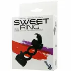 Baile Sweet Ring Double Rabbit двойное вибрирующее силиконовое кольцо – черный — Фото 5