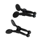 Kuulikujuliste otstega nibuklambrid – mustad — Foto 9