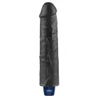 REAL SOFTEE uzlādējams vibrējošs dildo – 24 cm (9.5″) – Melns Foto 4