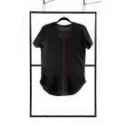 Modes T-krekls vīriešiem – melns – S Foto 2