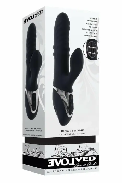 EVOLVED RING IT HOME topeltvibraator – 24 cm (9.4″)