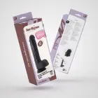 Inviktus vedelast silikoonist dildo – 22 cm (8.7″) – Must — Foto 1