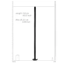 Anālais Čūskas Dildo – 100 cm (39″) – Melns — Foto 2