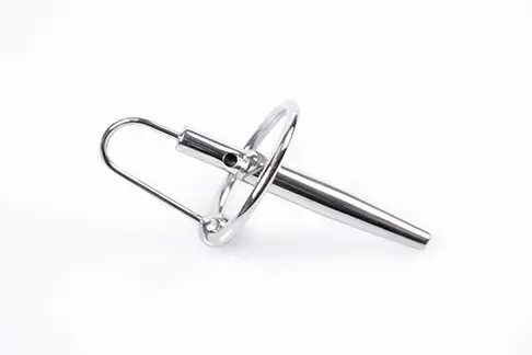 Hollow Penis Plug with Glansring – 3 cm