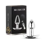 Metal Vibrating Anal Plug – S – with Remote Control — Photo 1