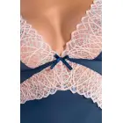 Casmir Selina Chemise with Lace and Thong – Navy Blue – L/XL Photo