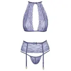 kissable nėrinių apatinių komplektas – violetinis – L/XL Photo