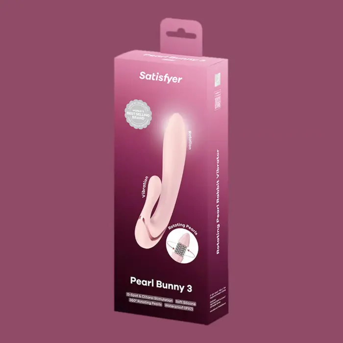 Satisfyer Pearl Bunny 3 кролик-вибратор – розовый