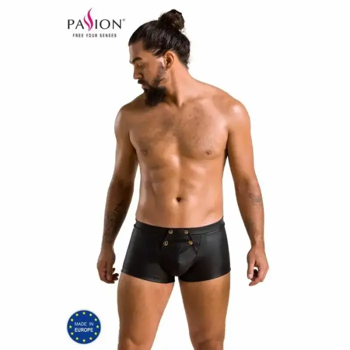 Passion Patrick – men's shorts, black matte – S/M