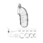 Man|Cage Model 05 поликарбонатное устройство целомудрия 14 cm (5.5″) – черный — Фото 3