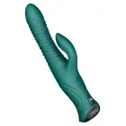 Mose 2 кролик-вибратор с функцией толчков и подогревом – 26 cm (10.1″) – зеленый — Фото 4