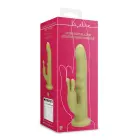 Itin minkštas besisukantis triušio vibratorius – 18 cm (7″) – žalias — Nuotrauka 1