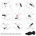 ARMONY Remote Control Vibrating Anal Plug – 10.3 cm – Black — Photo 2