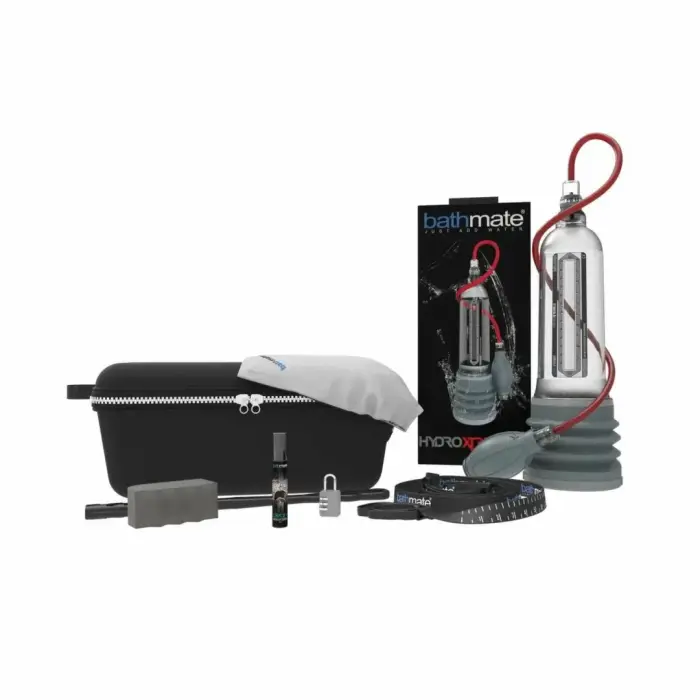 Bathmate HydroXtreme 11 läbipaistev – täiustatud hüdro süsteem