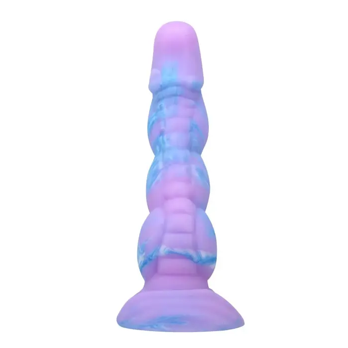Power Monsters Alien rievots dildo – 20.5 cm (8″) – Silikons Foto 3