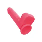Dziļi rūcošs un automātiski kustīgs dildo – 17.75 cm (7″) – Rozā — Foto 2