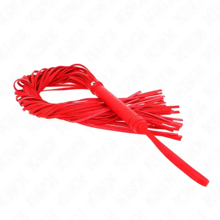 KINK sarkana mīksta PVC pātaga 70cm