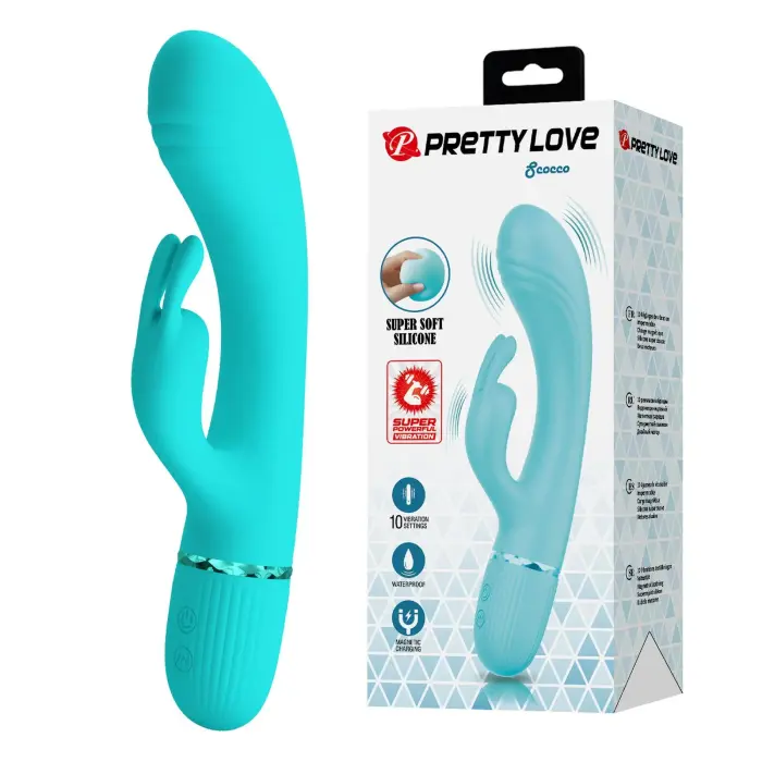 PRETTY LOVE Gcocco кролик-вибратор – 18 см – 10 режимов вибрации