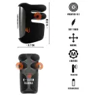 Rebel pulsējošs un vibrējošs masturbators – 14 cm — Foto 12