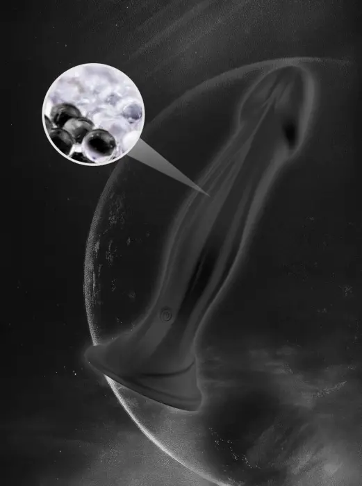 Optimus Black dildo – 18.5 cm – Melns Foto 12