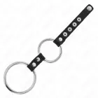 KINK Double Metal Ring with Leather Connector 3.8–5 cm – Premium Restraint System — Photo 4