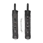 Plush Bonded Leather Ankle Cuffs - With Adjustable Straps Foto 3